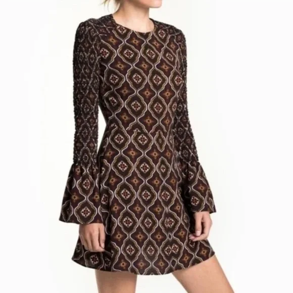 A.L.C Alexa A-Line Silk Mini Dress - Kaleidoscope - Size 2 - NWoT! - Picture 2 of 10